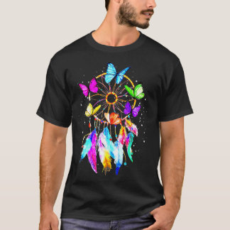 T-shirt Papillon Dream Catcher Papillon Lover Cadeau