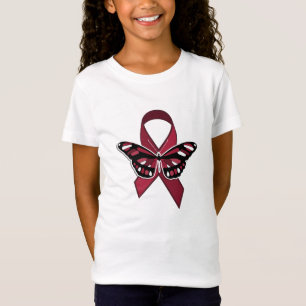 T-Shirt Papillon du mois de sensibilisation à la faucille