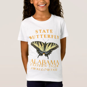 T-Shirt Papillon du Territoire de l'Alabama Le Swallowtail