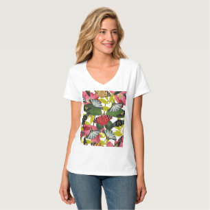 T-shirt Papillon et pavot