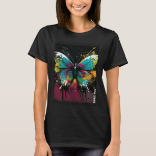 T-shirt Papillon Graffiti