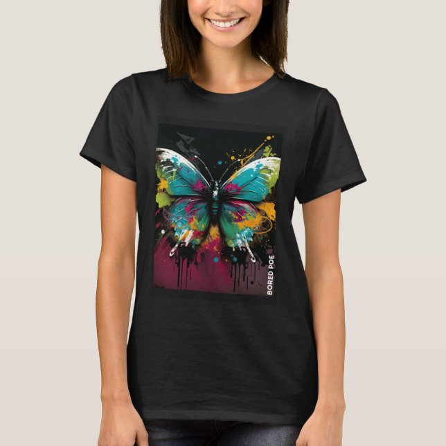 T-shirt Papillon Graffiti (Devant)