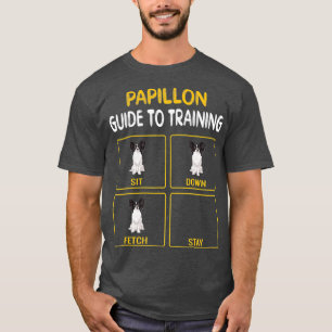 T-shirt Papillon Guide Pour L'Entraînement De L'Obéissance