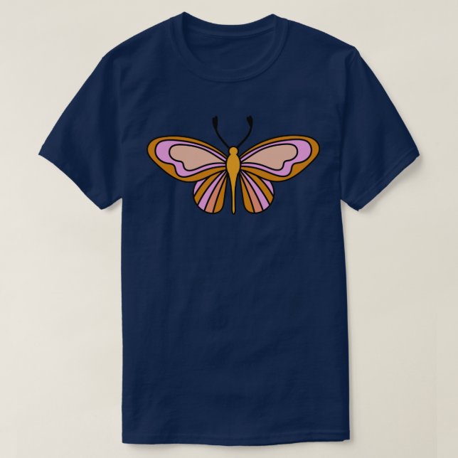 T-shirt Papillon hippie (Design devant)