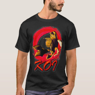 T-shirt Papillon japonais Koi Oriental Poisson Hob