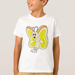 T-shirt Papillon jaune