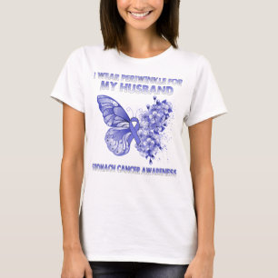 T-shirt Papillon Je Porte Le Périvent Pour Mon Mari Estoma