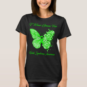 T-shirt Papillon Je Porte Vert Pour Le Syndrome De Kabuki