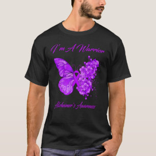 T-shirt Papillon Je suis un guerrier La sensibilisation à 