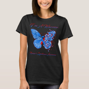 T-shirt Papillon Je suis un guerrier Le syndrome de Noonan