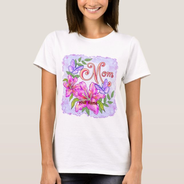 T-shirt Papillon Lily Maman (Devant)