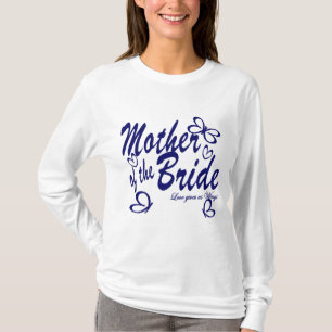 T-shirt Papillon/Mère de la Mariée