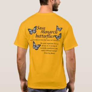 T-shirt papillon monarque