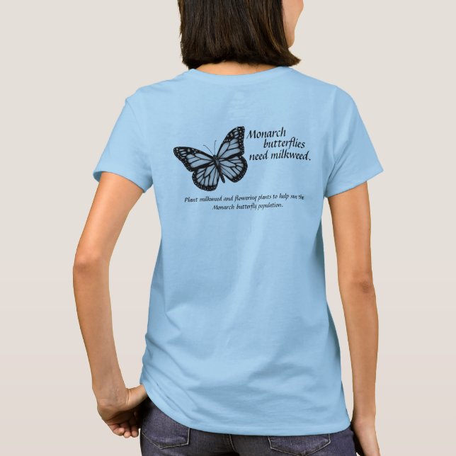 T-shirt papillon monarque (Dos)