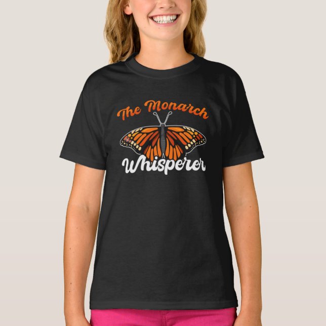 T-shirt Papillon Monarque Le Monarque Whisperer Insect Ent (Devant)