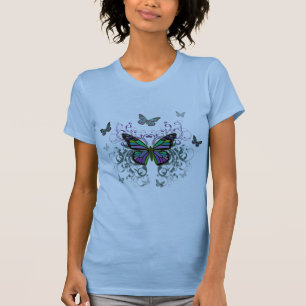 T-shirt Papillon multicolore
