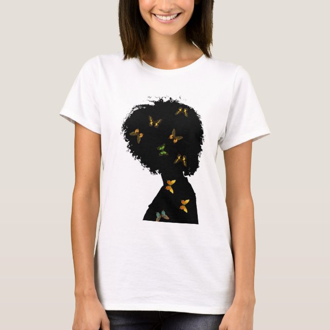 T-shirt Papillon naturel (Devant)