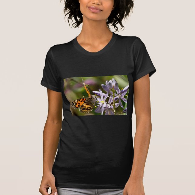 T-shirt Papillon orange sur les vêtements et les cadeaux d (Devant)