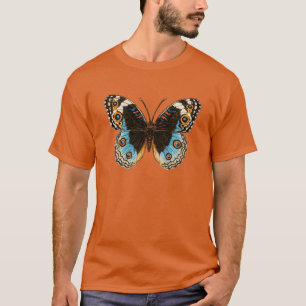 T-shirt Papillon Pansy Bleu