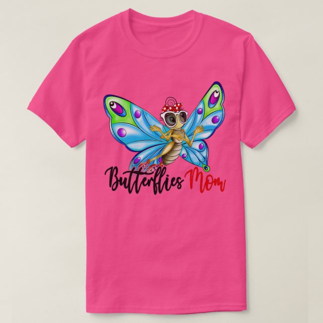 T-shirt Papillon papillon papillon papillon papillon papil (Design devant)