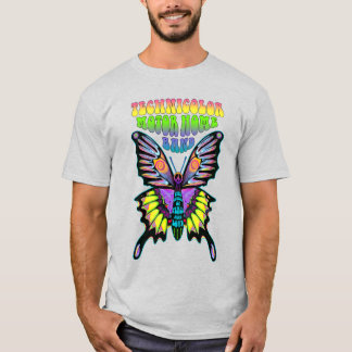 T-shirt Papillon psychédélique de la bande de moto-ménager