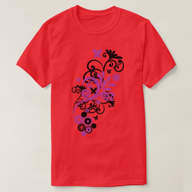 T-shirt Papillon PURPLE (Design devant)