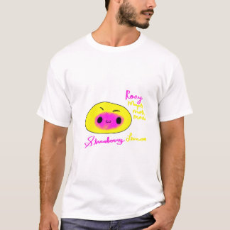 T-shirt Papillon Rosé Moche Mochi Drôle Mochi Animal Migno