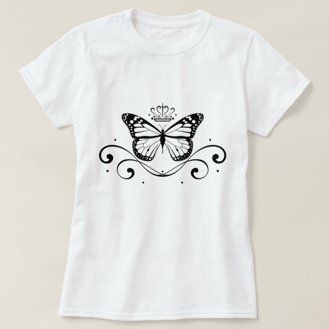 T-shirt Papillon royal élégant (Design devant)