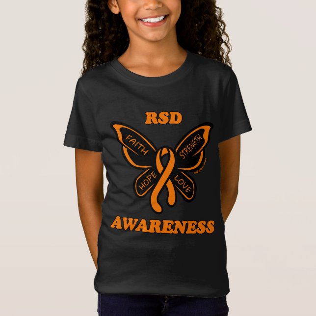 T-Shirt Papillon/sensibilisation...RSD (Devant)