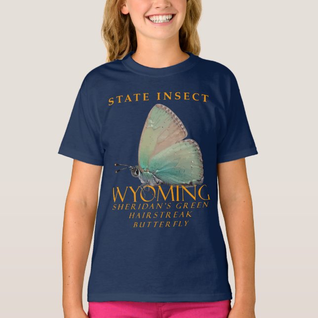 T-shirt Papillon Sheridans du Wyoming Territory (Devant)
