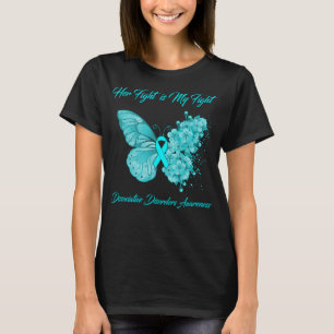 T-shirt Papillon Son combat est mon combat Dissociation Di