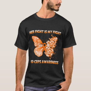 T-shirt Papillon Son combat est mon combat Rsd Crps sensib