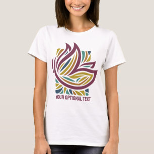 T-shirt Papillon stylisé Texte facultatif