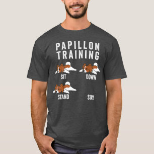 T-shirt Papillon Training Chien Premium