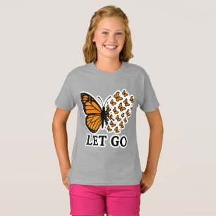 T-shirt Papillon transformant en minuscules papillons