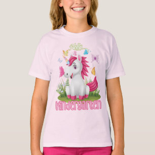 T-shirt Papillon Unicorn jardin d'enfants Retour à l'école