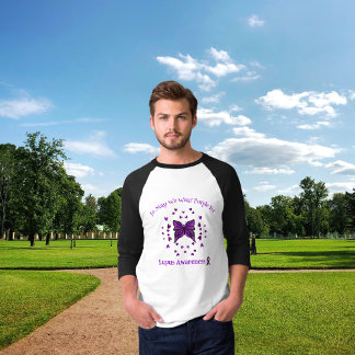 T-shirt Papillon Violet Lupus Sensibilisation Ruban Violet