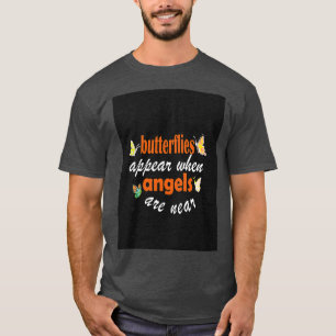 T-shirt papillons apparaissent lorsque les anges sont près