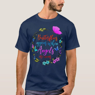 T-shirt papillons apparaissent quand les anges sont près