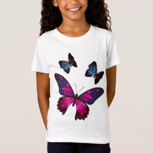T-Shirt Papillons colorés