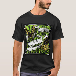 T-shirt Papillons et dentelle de la reine Anne