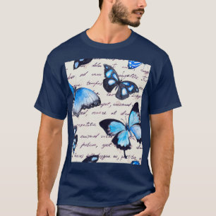 T-shirt Papillons et note manuscrite