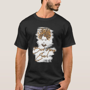 T-shirt Papillons Leopard Messy Bun Best Nanny Ever Moth