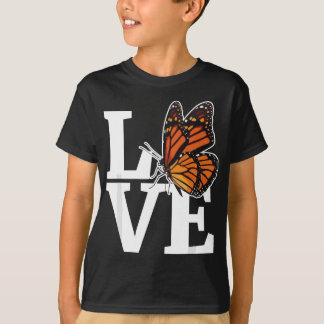 T-shirt Papillons Monarque Papillon Milkweed Papillons