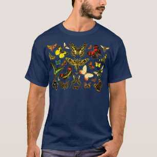T-shirt Papillons papillons vintages imprimer Papillons