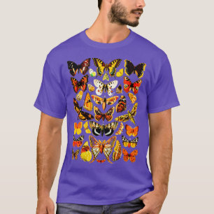 T-shirt Papillons vintages Collection Papillons Lepidopte