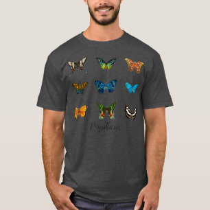 T-shirt Papillons vintages entomologie papillon