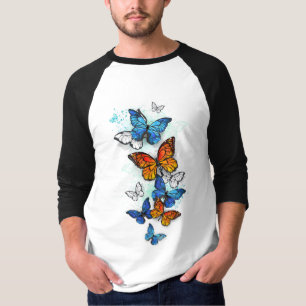 T-shirt Papillons volants Morpho et Monarch