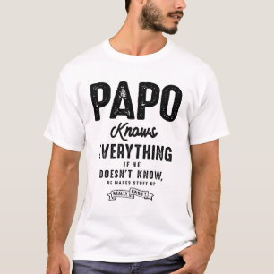 T-shirt Papo sait tout - Fête des pères