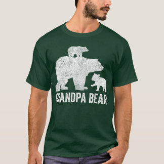 T-shirt Papou de l'ours Fête des Pères Funnywo Cub Grand-p